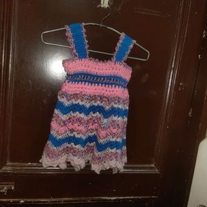 Kids Girls Dress Wool Winter Dres