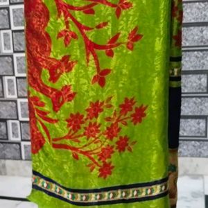 Green Colour Silk Saree