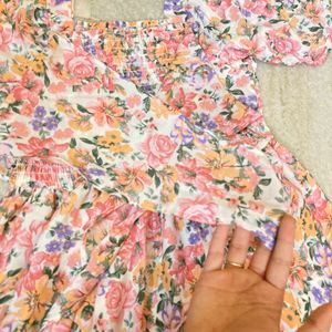 Floral Picnic Dress