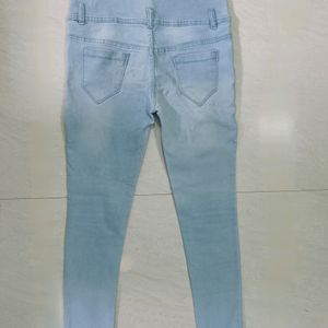 High Waisted Skinny Denim Jeans