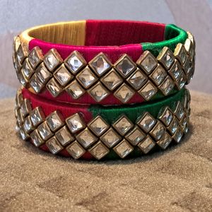 fancy stone studded bangle