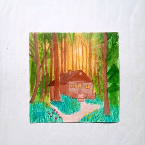 Painting Forest House