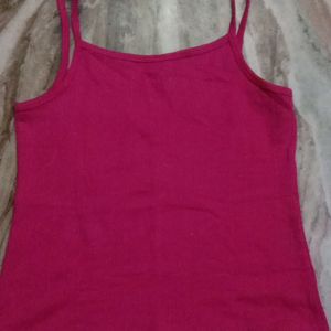 Pink Laced Camisole