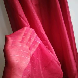 BLOOD RED SAREE/FABRIC