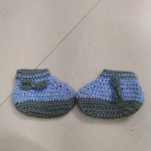 Baby Woollen Bootie Socks