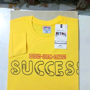 T Shirt Yellow For Men