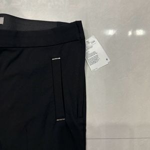 With Tag H&M Black Trousers Size UK16P waist 34