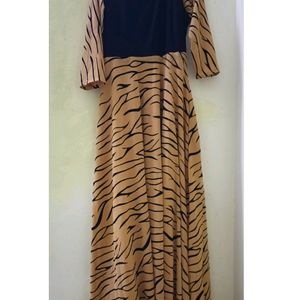 Leopard Print Long Maxi Dress.