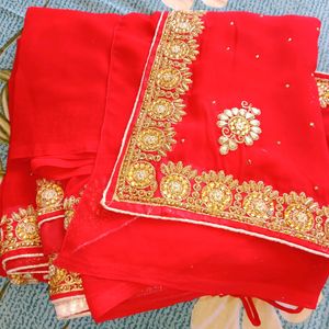 Red Saree