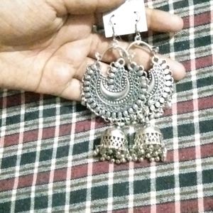 Combo Of Silver Earrings