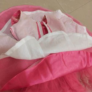 Beautiful Pink Party Wear Frock