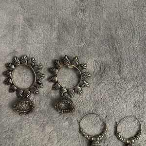 Oxidised Earrings