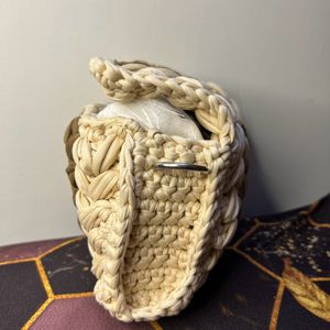 Crochet purse