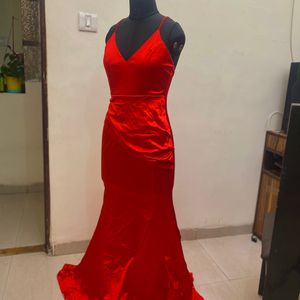 Red Bodycon Backless Dress