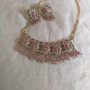 Necklace and earrings