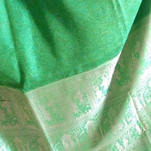 PURE BALUCHARI SILK SAREE ( No Blouse)