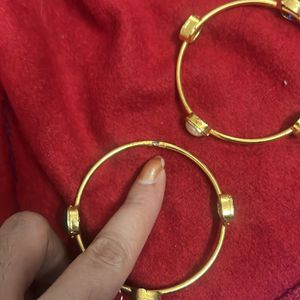 bangle and earrings combo