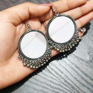 Mirror Silver Earrings