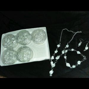 Marbel Jewellery Set