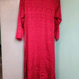 Red Colour Kurta Set With Dupatta