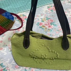 Hand Woven Crochet Bag