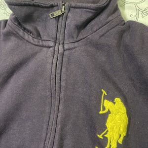 USPA Sweatshirt Zipper And Pockets