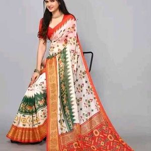 PAPER SILK SAREE