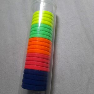 20PCS Elastic Hair Ties, Seamless Rubber Bands.