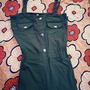 Women Green Jumpsuit