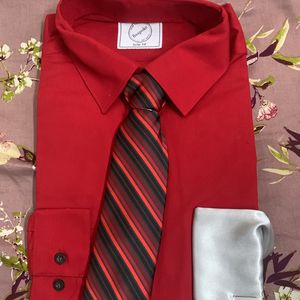 Imported Branded Shirt With Tie