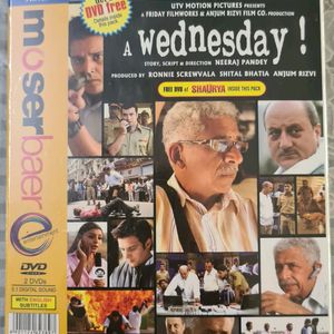 Moserbaer 2 Hindi movie DVDs A Wednesday & Shaurya