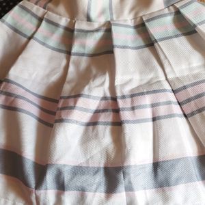 Very Beautiful White N Grey Skirt