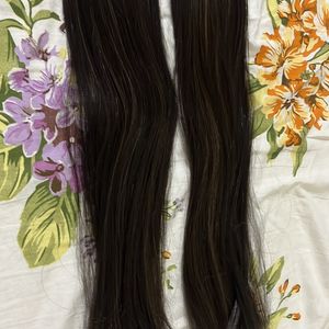 Synthetic Hair Extension Of 2 Pieces