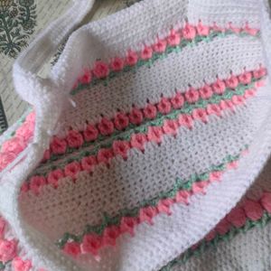 Crochet Tulip Tote Bag