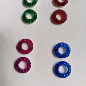 Multicolour Changable Earings