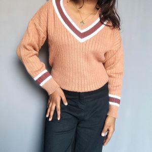 Knit Sweater With Edge Detailing