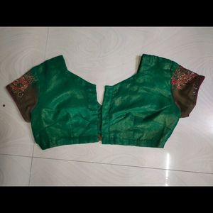 Full Maggam Work Saree With Blouse