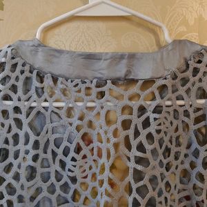 Lace And Satin Shrug