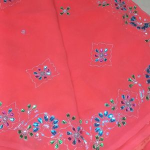 Party Wear Handwork Saree