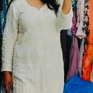 Malmal Chikankari Kurti🌷SALE🌷