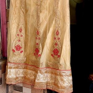 Golden Red Lehenga