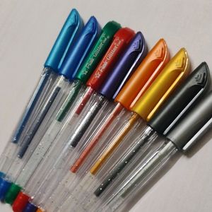 12 SHADES OF COLOURS SPARKLE PENS