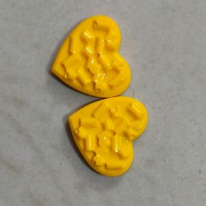 Resin Earrings (Heart)