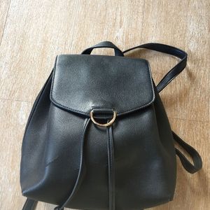 Preloved Faux leather Forever 21 Backpack