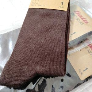 The Bata New Socks Combo-3 Formal Wear(Brown).