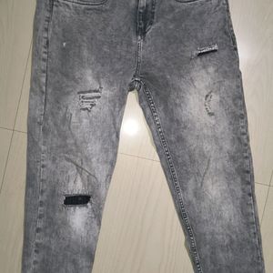 Grey Zudio Unisex Jeans