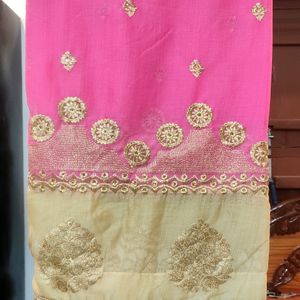 Light Pink Heavy Style Saree