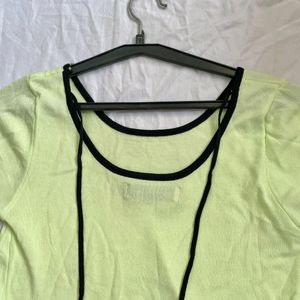 Korean Back Dori Tie Top