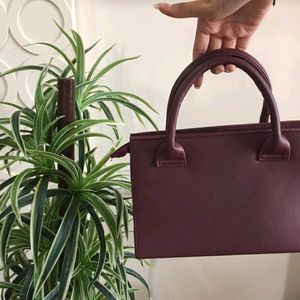 Cartier Burgundy Handbag