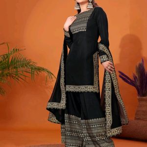 Kurta Sharara Dupatta Set 🤩